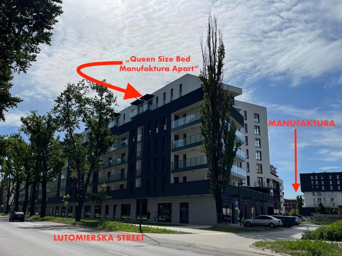 Queen Size Bed - Apartament Obok Manufaktury W Centrum Lodzi - Parking Gratis!!! Esterno foto